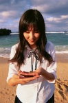 beach blouse ocean pleated_skirt school_uniform skirt taketomi_seika vyj_107 rating:Safe score:0 user:nil!