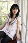 cleavage dress see-through shinozaki_ai thighhighs vyj_82 rating:Safe score:0 user:mock