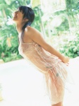 bikini dress isoyama_sayaka ponytail see-through side-tie_bikini swimsuit rating:Safe score:0 user:nil!