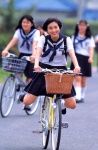 bike costume hirosue_ryouko school_uniform socks rating:Safe score:0 user:nil!