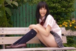 blouse costume dgc_0754 hamada_yuri kneesocks pleated_skirt school_uniform skirt rating:Safe score:5 user:nil!