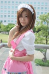 adachi_mikki anna_miller's apron cosplay thighhighs waitress rating:Safe score:0 user:nil!