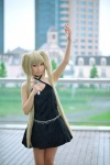 blonde_hair cosplay dress hazuki_minami hoshina_utau microphone shugo_chara! twintails rating:Safe score:0 user:nil!