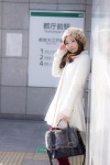 coat hat mineo_kana pantyhose red_legwear shoulder_bag rating:Safe score:0 user:pixymisa