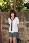 blouse bookbag kneesocks mana_(ii) pleated_skirt school_uniform skirt tie rating:Safe score:1 user:nil!