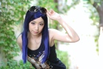 blue_hair cosplay kuga_natsuki miyuki my-hime sunglasses tank_top rating:Safe score:0 user:nil!