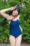 chigusa_nana collar cosplay hairbow leash makiron nana_to_kaoru pantyhose swimsuit rating:Safe score:1 user:pixymisa