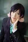 blazer blouse bowtie cosplay green_eyes hair_ties love_live!_school_idol_project purple_hair ru-ki tojo_nozomi twintails rating:Safe score:1 user:pixymisa