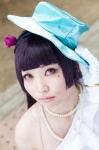 blouse bracelet cosplay flower gloves gokou_ruri hairband hat karin_(iv) necklace ore_no_imouto_ga_konna_ni_kawaii_wake_ga_nai pink_eyes purple_hair rating:Safe score:1 user:pixymisa