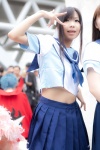 cosplay hairbow love_plus pleated_skirt sailor_uniform school_uniform skirt takane_manaka tsukushi rating:Safe score:1 user:nil!