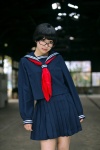 cosplay glasses pleated_skirt sailor_uniform school_uniform skirt tagme_character tagme_series zero_inch rating:Safe score:0 user:nil!