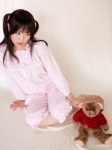 cosplay cyborg_nene original pajamas stuffed_animal teddy_bear twintails rating:Safe score:0 user:nil!