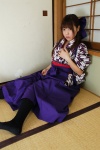cosplay hairbow hakama kimono kneehighs maiko original seifuku_zukan_4 rating:Safe score:0 user:nil!