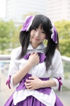 amaguri_irufu blouse cosplay friends_-child_flower- hair_ribbons miniskirt skirt sumire thighhighs twintails rating:Safe score:0 user:nil!