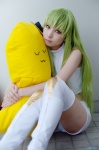 boots cc cheese-kun code_geass cosplay croptop green_hair kanda_midori shorts thighhighs rating:Safe score:2 user:xkaras