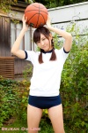 buruma gym_uniform maeyama_natsuha shorts tshirt twin_braids rating:Safe score:0 user:nil!