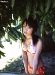 bikini cleavage kawamura_anna polka_dots side-tie_bikini swimsuit rating:Safe score:0 user:nil!