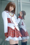 blazer blouse cosplay dream_party_2011 nanatsu_no_fushigi_no_owaru_toki pleated_skirt rinami school_uniform skirt thighhighs totika_misaki zettai_ryouiki rating:Safe score:4 user:nil!