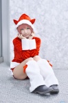 cosplay hoodie leggings original pink_hair reco santa_costume shorts rating:Safe score:1 user:nil!