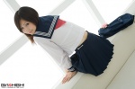 ass costume girlz_high ishii_kaori miniskirt pleated_skirt sailor_uniform school_uniform skirt rating:Safe score:0 user:nil!