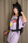 akiyama_mio cosplay dress hairbow k-on! one_glove saotome_kanata rating:Safe score:0 user:nil!
