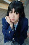akiyama_mio blazer blouse cosplay k-on! miyabi pleated_skirt school_uniform skirt rating:Safe score:0 user:nil!