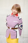 belt chippi cosplay gundam gundam_seed jacket military_uniform miniskirt miriallia_haw skirt rating:Safe score:0 user:nil!