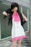 akiyama_mio cosplay dress gloves hairband k-on! makise_anji pantyhose rating:Safe score:1 user:nil!