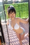 bikini_top cleavage mizutani_sayaka ponytail shorts swimsuit rating:Safe score:1 user:nil!