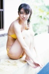 bikini cleavage colour_field hata_mizuho pool side_ponytail side-tie_bikini swimsuit wet rating:Safe score:1 user:nil!
