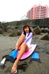 beach bodyboard i_love_vacation nagasaki_rina swim_fins wetsuit rating:Safe score:0 user:nil!