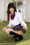 blouse kneesocks pleated_skirt school_uniform skirt skirt_lift yanagi_erina rating:Safe score:0 user:nil!