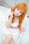 anjou_naruko ano_hi_mita_hana_no_namae_wo_bokutachi_wa_mada_shiranai cleavage cosplay dress orange_hair pantyhose uri rating:Safe score:3 user:nil!