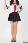 costume high_heels naked-art_479 pantyhose pleated_skirt sailor_uniform school_uniform skirt tagme_model rating:Safe score:0 user:mock