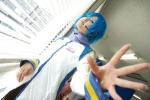 blue_hair coat cosplay default_costume kaito kazato_kurenai microphone scarf trousers vocaloid rating:Safe score:1 user:nil!