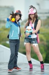 cosplay endou_sora hinomura_uta pokemon touko_(pokemon) touya_(pokemon) rating:Safe score:1 user:Log
