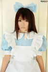 apron costume dress hairbow misty_302 moriyama_kana waitress waitress_uniform rating:Safe score:1 user:nil!