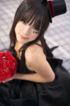 akiyama_mio bouquet cosplay gown kipi k-on! one_elbow_glove striped top_hat rating:Safe score:0 user:nil!
