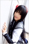 akemi_homura blouse cosplay hairband kipi pleated_skirt puella_magi_madoka_magica skirt rating:Safe score:0 user:xkaras