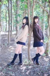 blouse cardigan cosplay emusuda_riria kneesocks original pleated_skirt sagiri school_uniform skirt rating:Safe score:0 user:nil!