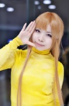 asuna_yuuki cosplay hiyori orange_hair sweater sword_art_online turtleneck rating:Safe score:1 user:nil!