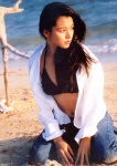 beach bikini_top dress_shirt jeans ocean open_clothes swimsuit vivian_hsu rating:Safe score:0 user:StarlitVoyager