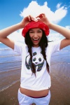 beach do_yu_love_me hat ocean shorts takahashi_yu tshirt wet rating:Safe score:0 user:nil!