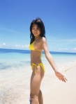 beach bikini dgc_0124 kawamura_yukie ocean side-tie_bikini swimsuit rating:Safe score:1 user:nil!