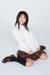 blouse kneesocks miniskirt plaid pleated_skirt skirt suenaga_yoshiko sweater_vest ys_high_school_girls rating:Safe score:0 user:nil!