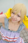 blonde_hair camisole cosplay croptop gloves iishi_hiro kagamine_rin miniskirt rensou_kakudai_chokoreihorikku_(vocaloid) skirt vocaloid wings rating:Safe score:0 user:nil!
