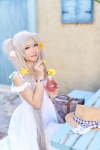 blonde_hair cosplay dress fate/grand_order fate/series konoe_mari marie_antoinette_(fate/grand_order) marie's_vacation twintails rating:Safe score:0 user:nil!