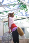 animal_ears blouse cosplay horo narumi_lain spice_and_wolf tail trousers wolf_ears wolf's_garden rating:Safe score:0 user:nil!