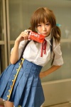 aomi_isara blouse cosplay datemegane hair_ribbons koi_to_senkyo_to_chocolate pleated_skirt ribbon_tie school_uniform skirt slip twintails rating:Safe score:0 user:pixymisa