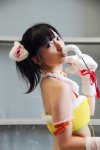 animal_ears cat_ears collar cosplay halter_top idolmaster idolmaster_cinderella_girls koyomi maekawa_miku paw_gloves rating:Safe score:0 user:pixymisa